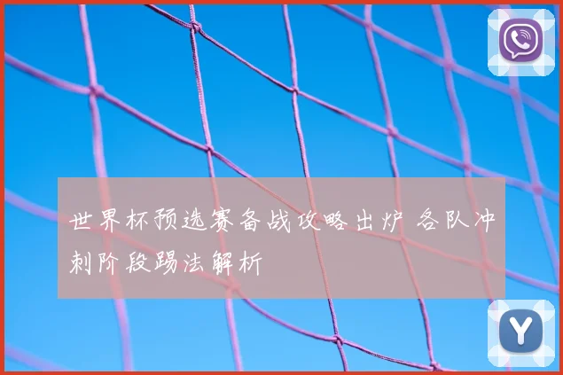世界杯预选赛备战攻略出炉 各队冲刺阶段踢法解析
